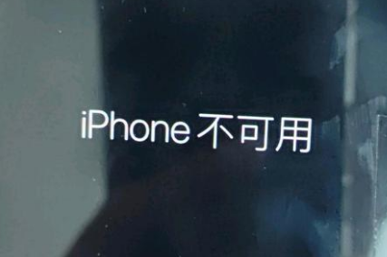 佳木斯苹果服务网点分享锁屏界面显示“iPhone 不可用”如何解决 