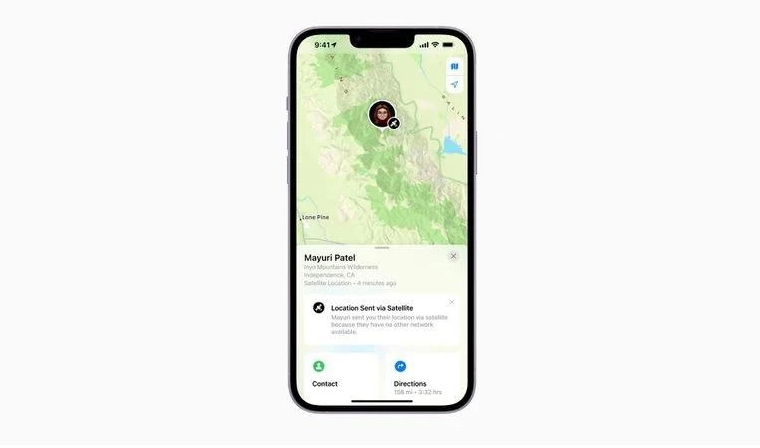 佳木斯苹果14维修分享iPhone14系列中 FindMy功能通过卫星分享位置方法教程 