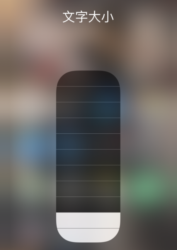 佳木斯苹果手机维修分享小技巧：在 iPhone 控制中心快速调节字体大小 